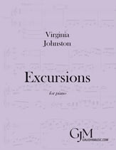 Excursions piano sheet music cover